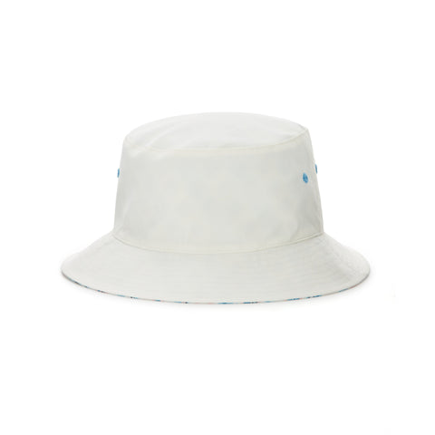 Reversible Stretch Bucket Hat (Bright White) 