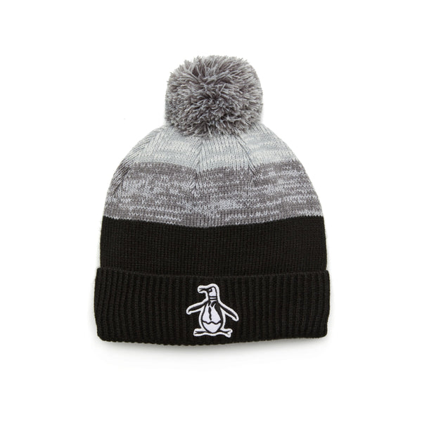 [新品]BoTTxNewEvra Pon Pon Basic Cuff Knit Rib Cuff Pom Golf Beanie | Original Penguin US
