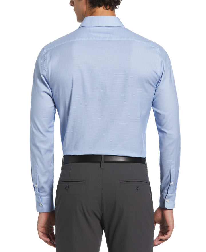 Royal Texture Print Dress Shirt  (Lt Blue) 