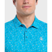 Sake-Tini Novelty Print Golf Polo-Golf Polos-Original Penguin