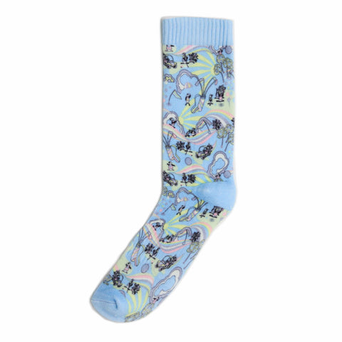 Season Of Love Crew Sock-Socks-Tanager Turquoise-OS-Original Penguin