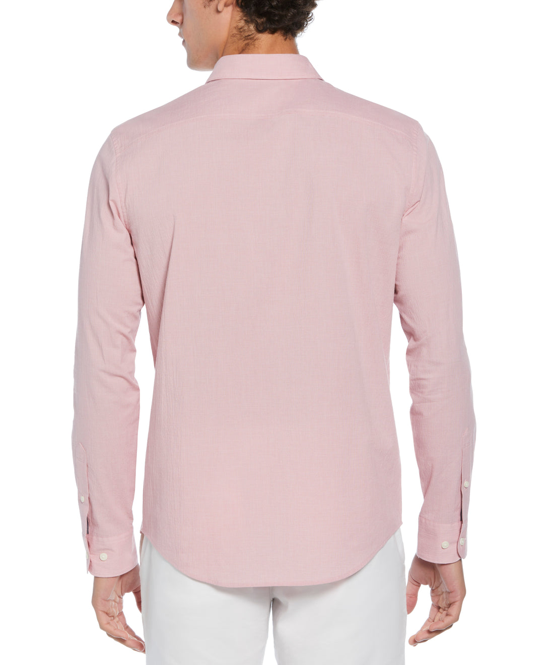 EcoVero Oxford Stretch Long Sleeve Shirt (Dusty Rose) 
