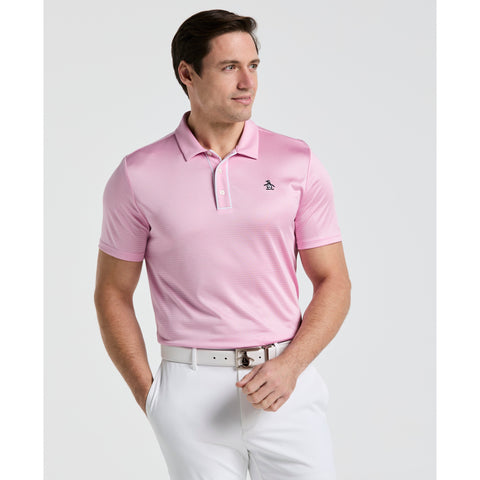 Short Sleeve Stripe Golf Polo-Golf Polos-Lilac Sachet-XS-Original Penguin