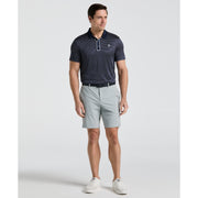 Short Sleeve Stripe Polo (Black Iris) 