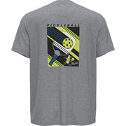 Short Sleeve Trademark Pickleball Heather Graphic Tee (Quiet Gray Heather) 
