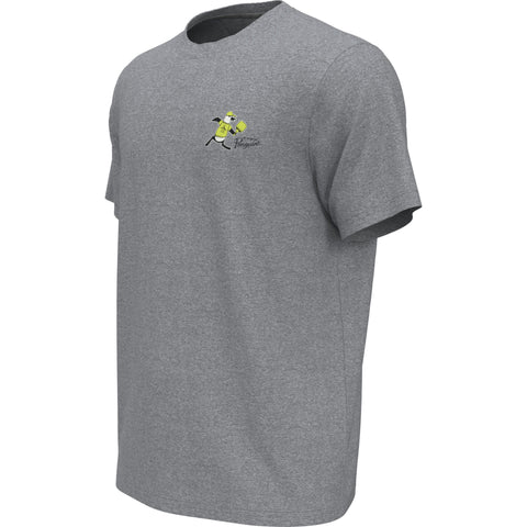 Short Sleeve Trademark Pickleball Heather Graphic Tee (Quiet Gray Heather) 
