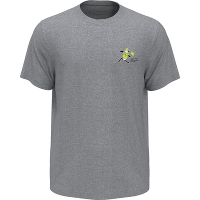 Short Sleeve Trademark Pickleball Heather Graphic Tee (Quiet Gray Heather) 