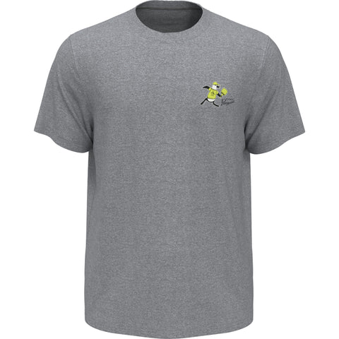 Short Sleeve Trademark Pickleball Heather Graphic Tee (Quiet Gray Heather) 