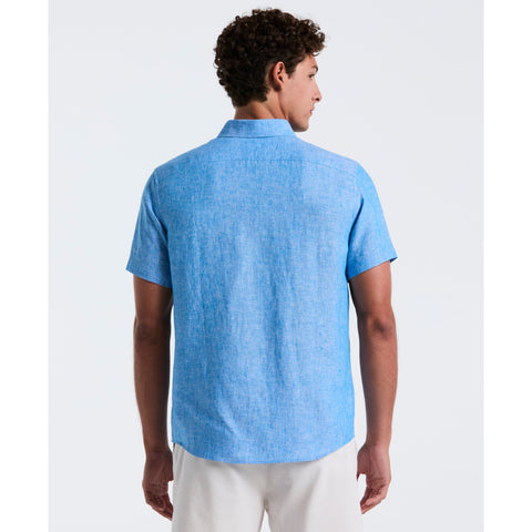Washed Linen Shirt (Indigo Bunting) 
