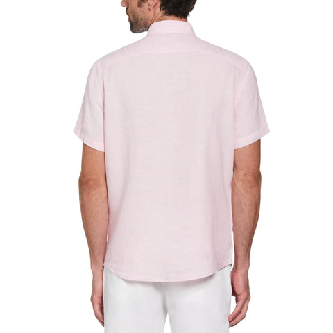 Washed Linen Shirt (Parfait Pink) 