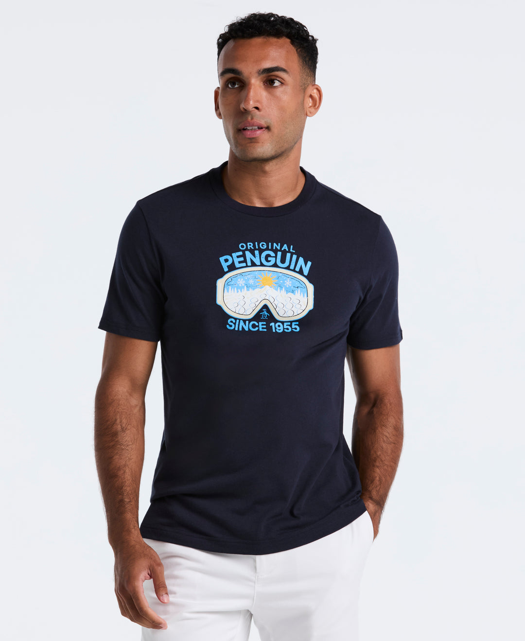 Ski Goggles Graphic Tee (Dark Sapphire) 