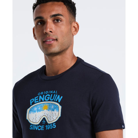 Ski Goggles Graphic Tee (Dark Sapphire) 