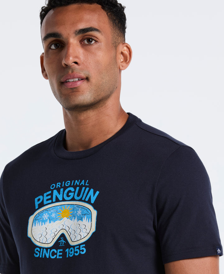 Ski Goggles Graphic Tee (Dark Sapphire) 