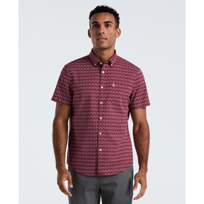 Ski Poles Oxford Shirt (Cabernet) 