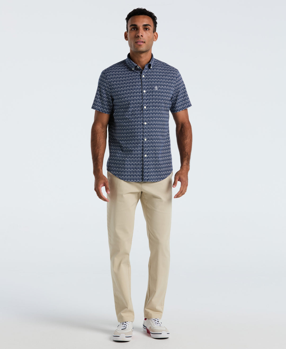 Ski Poles Oxford Shirt (Sargasso Sea) 