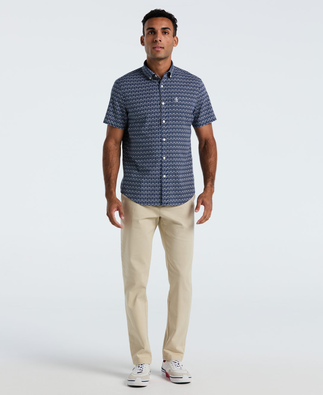 Ski Poles Oxford Shirt (Sargasso Sea) 