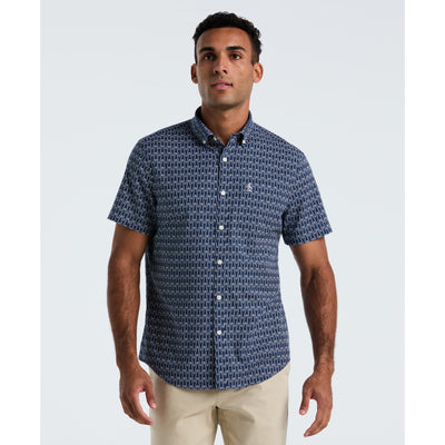 Ski Poles Oxford Shirt (Sargasso Sea) 