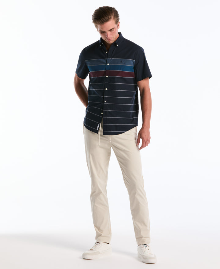 Slim Drawstring Twill Jogger (Stone) 