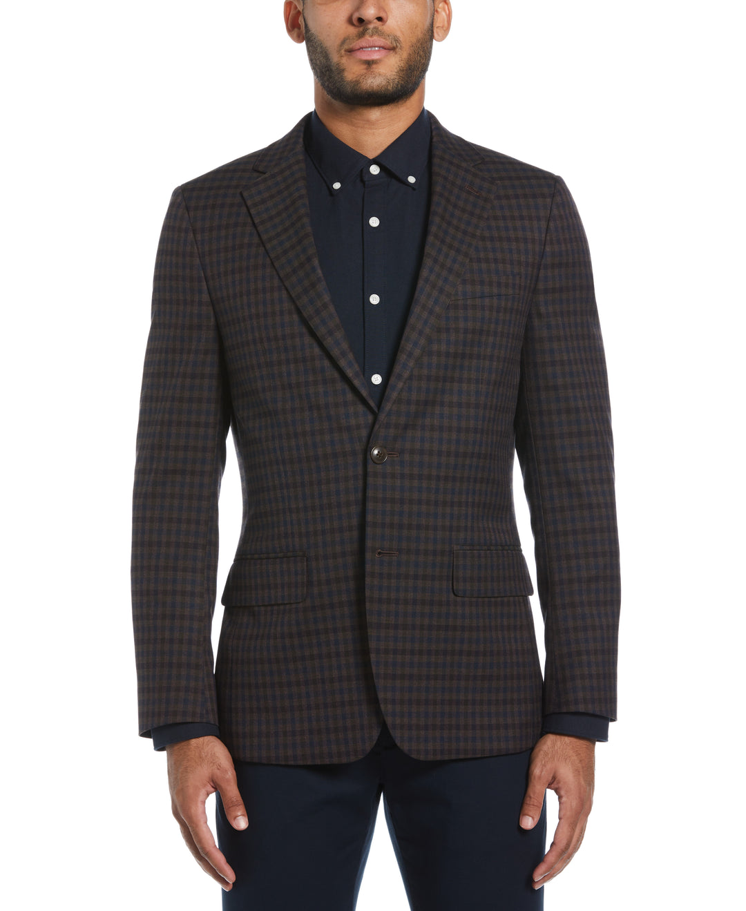 Bright Tulipwood Pico Polyester Viscose Suit Jacket  (Bright Tulipwood) 