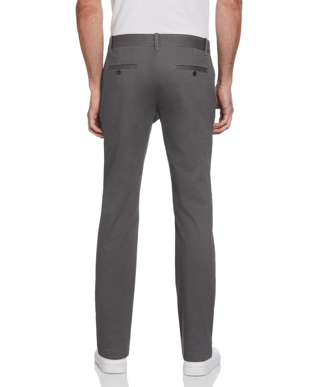 Slim Fit Stretch Chino Flat Front Pant (Castlerock) 