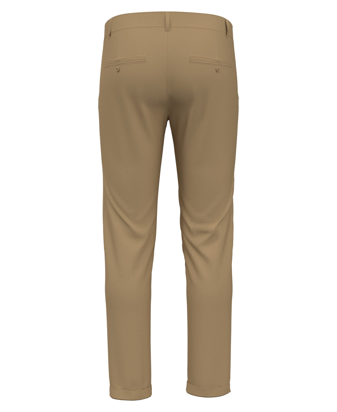 Slim Fit Stretch Chino Flat Front Pant (Travertine) 