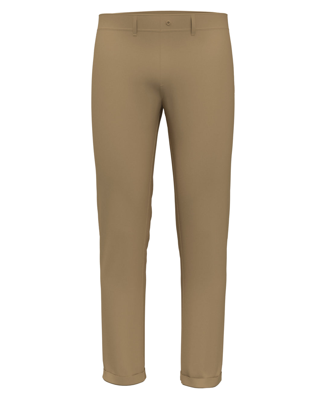 Slim Fit Stretch Chino Flat Front Pant (Travertine) 