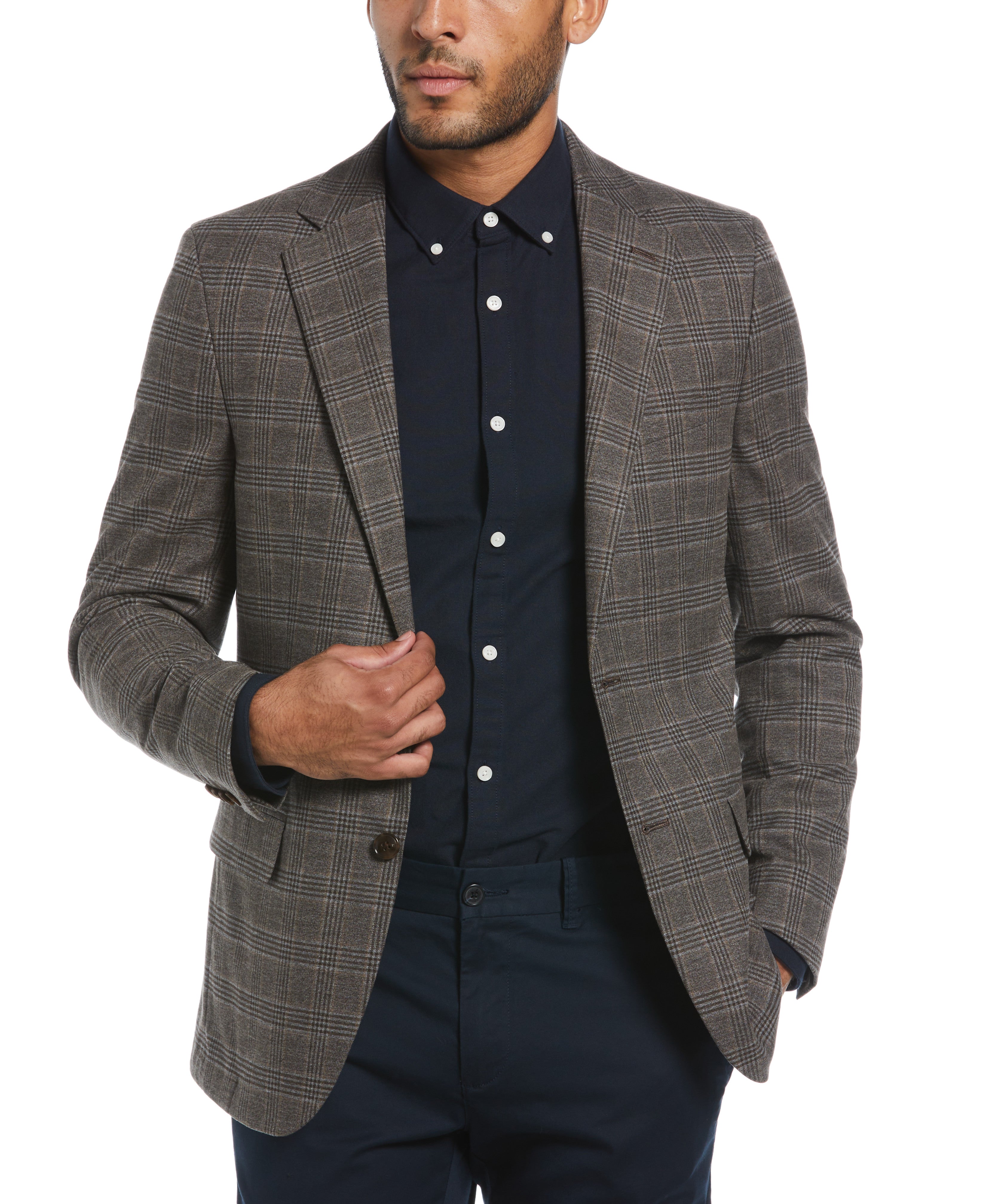Slim Fit Glen Check Sport Coat – Original Penguin US