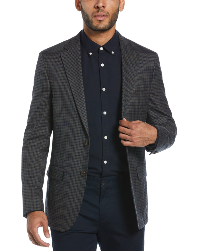 Blue Mist Port Suit Jacket Notch Lapel  (Blue Mist) 
