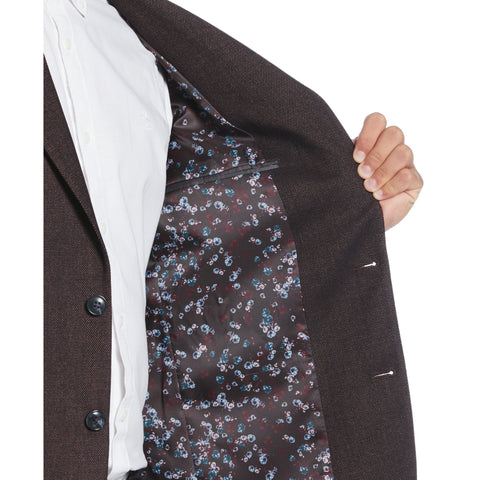 Plum Pico Suit Jacket  (Italian Plum/Chinese Red) 