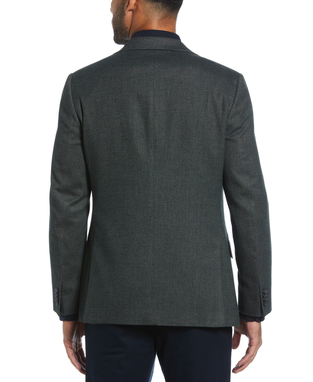 Green Pico Polyester Viscose Suit Jacket  (Green) 
