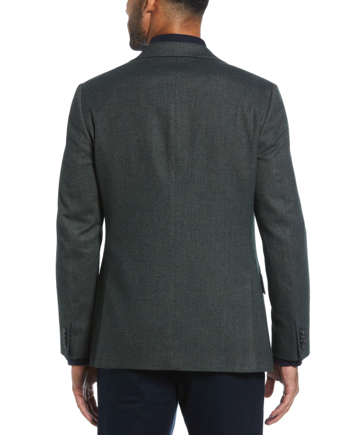 Green Pico Polyester Viscose Suit Jacket  (Green) 