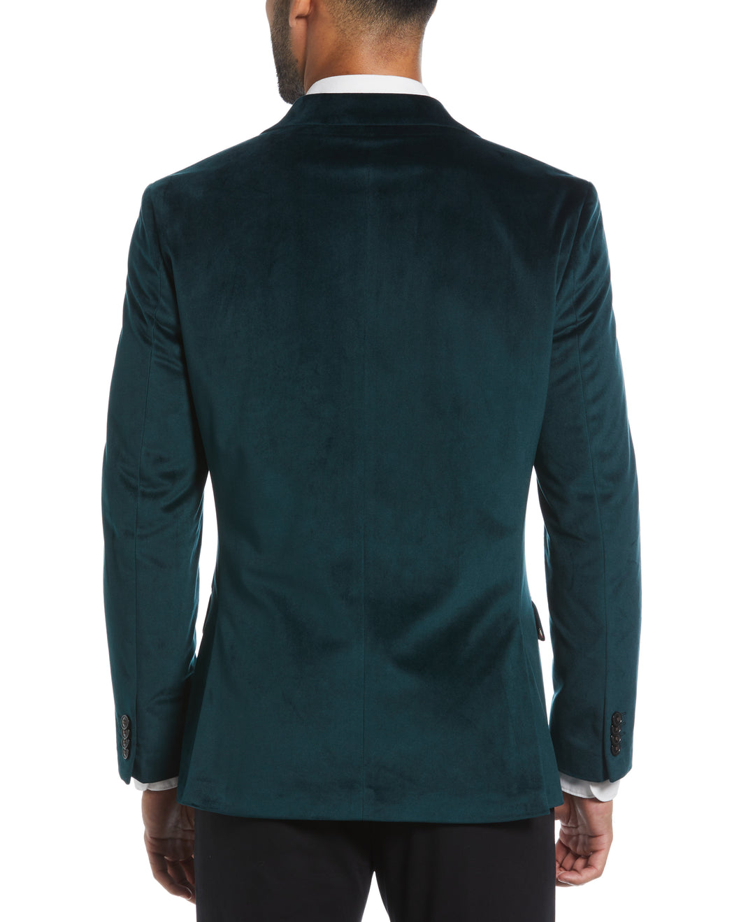 Green Velvet Pico Polyester Jacket  (Green) 