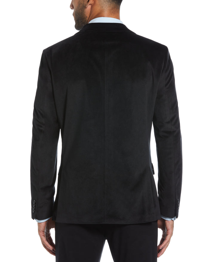 Black Velvet Pivo Suit Jacket  (Black) 