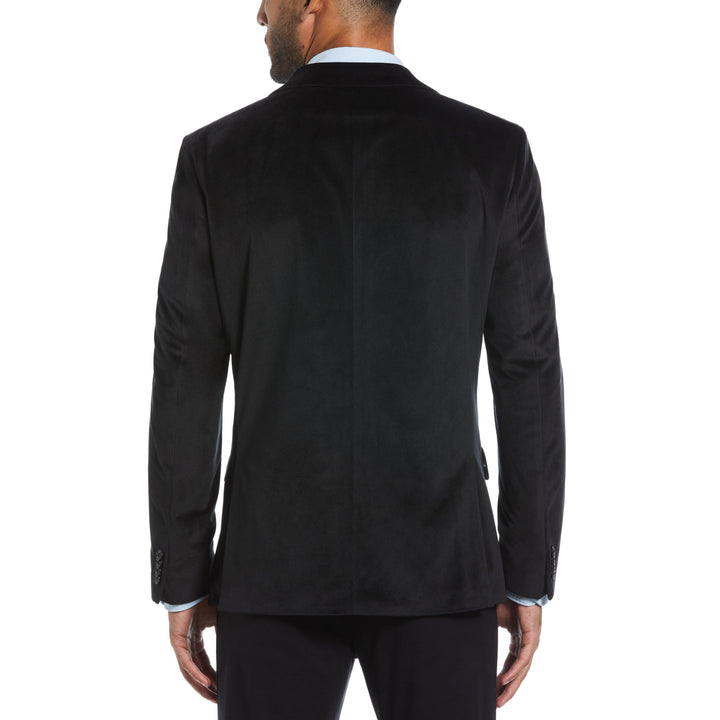 Black Velvet Pivo Suit Jacket  (Black) 