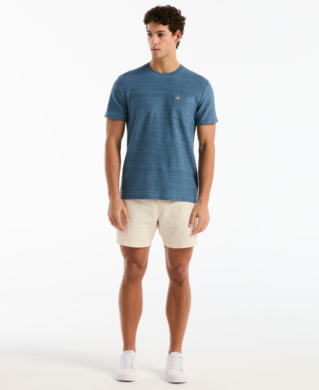Cotton Slub Space Dye Tee (Copen Blue) 