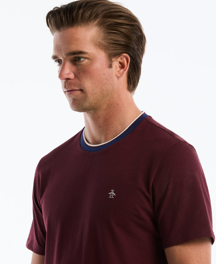 Cotton Slub Tipped Tee (Port Royale) 
