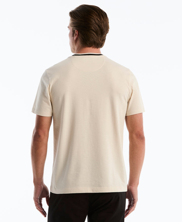 Cotton Slub Tipped Tee (Birch) 
