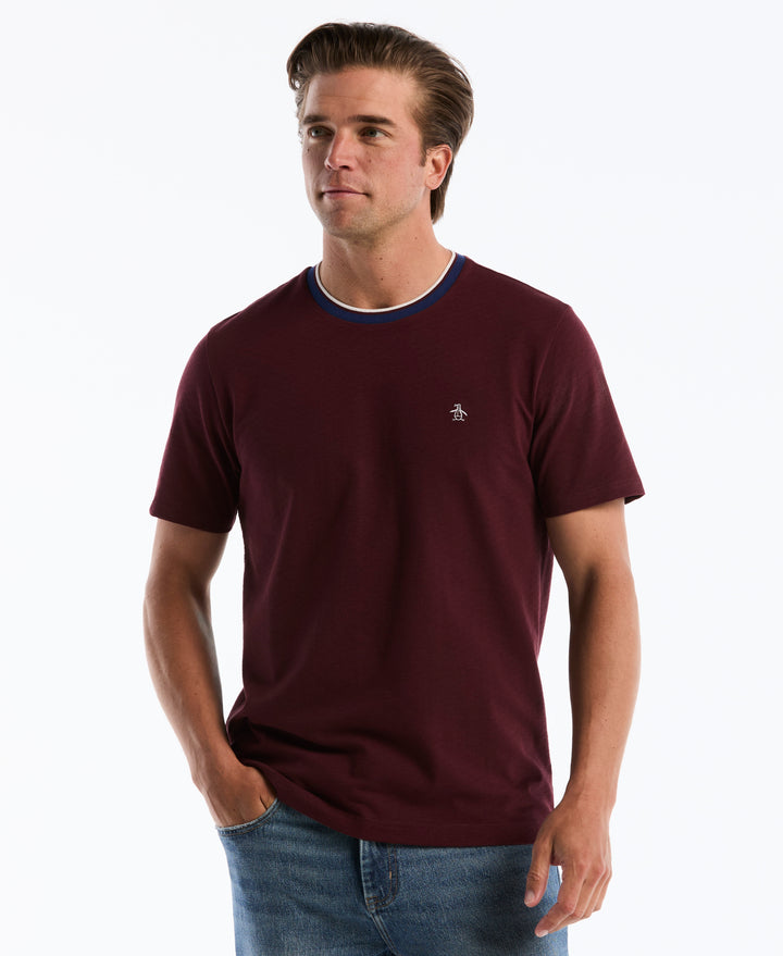 Cotton Slub Tipped Tee (Port Royale) 
