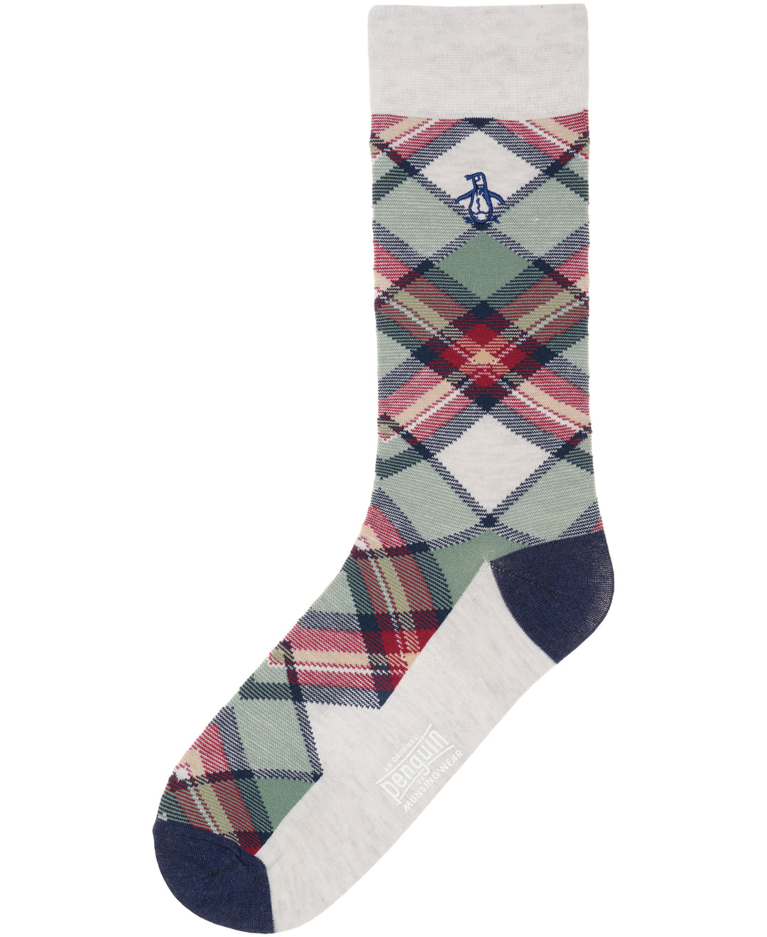 Smithson Plaid Dress Sock (Cream) 