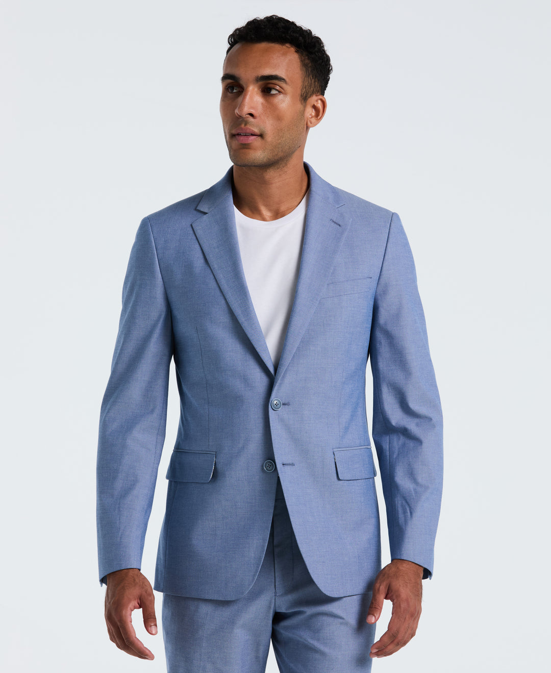 Solid Blue Suit Separate Jacket (Blue) 