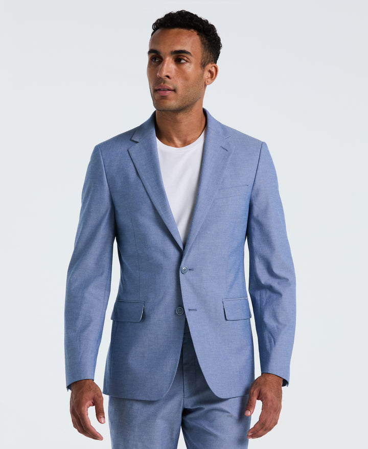 Solid Blue Suit Separate Jacket (Blue) 