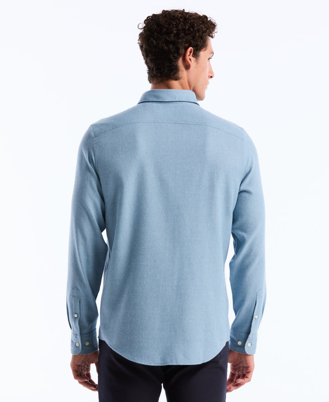 Jaspe Solid Flannel (Copen Blue) 