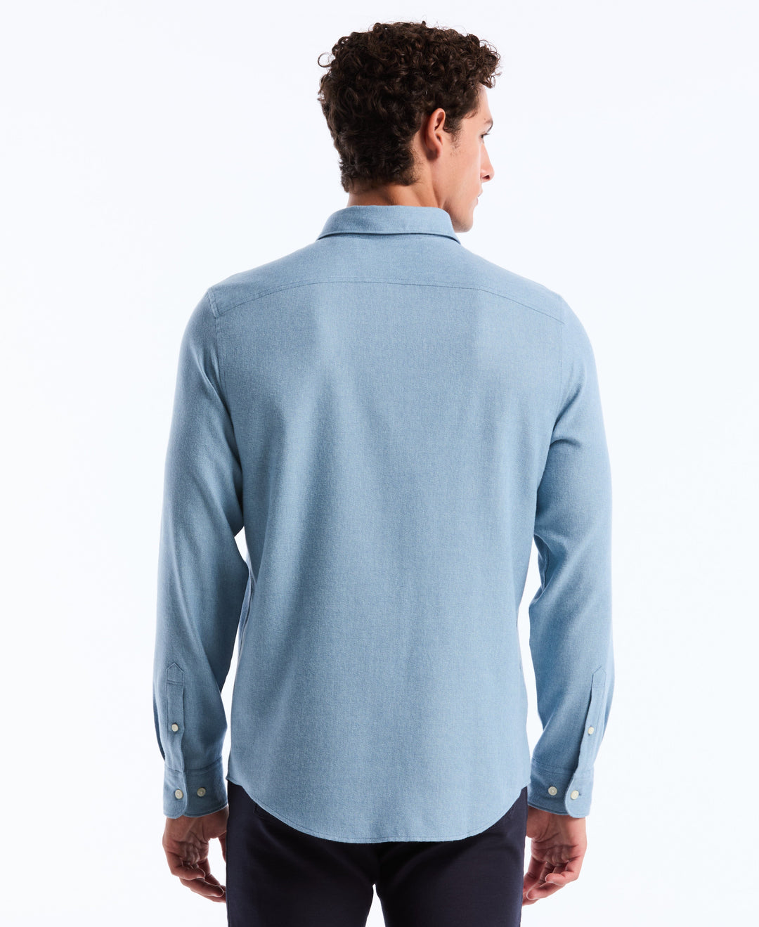 Jaspe Solid Flannel (Copen Blue) 