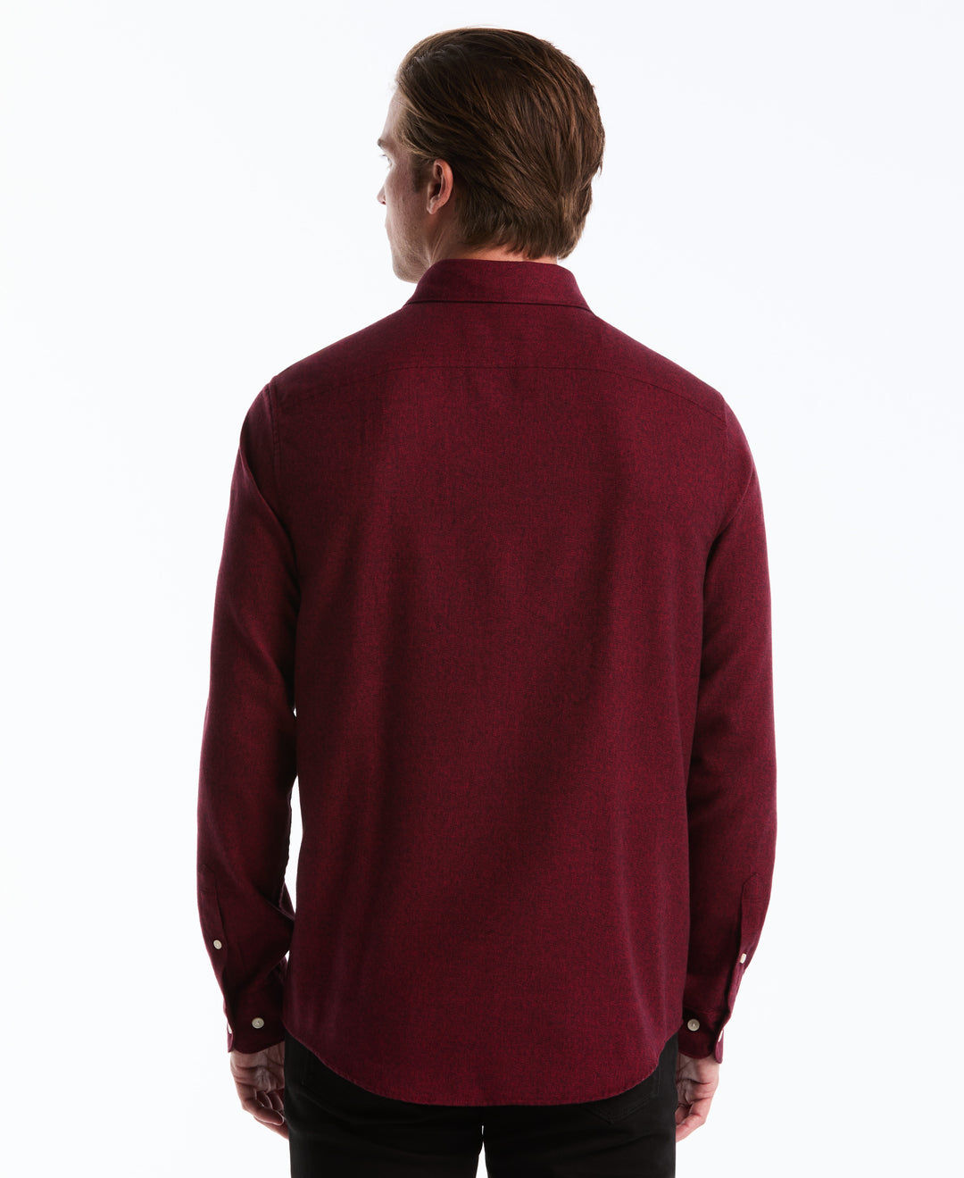 Jaspe Solid Flannel (Red) 