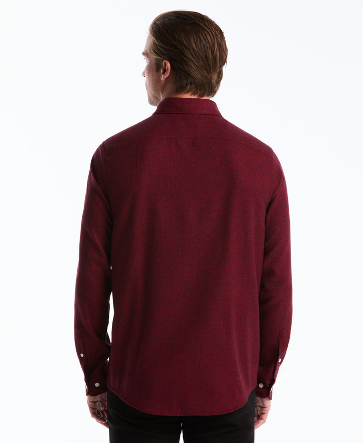 Jaspe Solid Flannel (Red) 