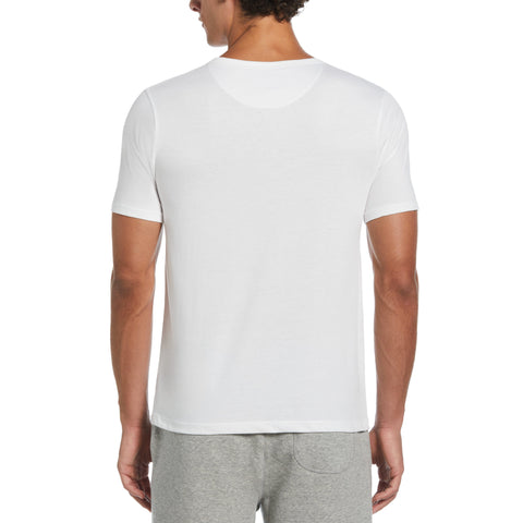 Solid Henley Tee (White) 