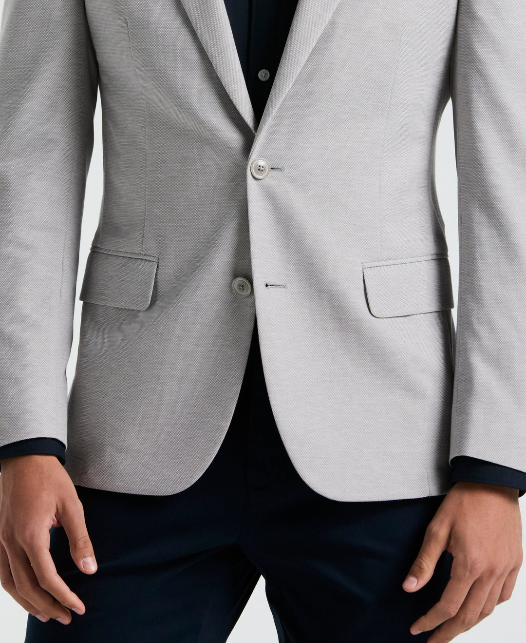 Solid Light Gray Sport Coat (Light Grey) 