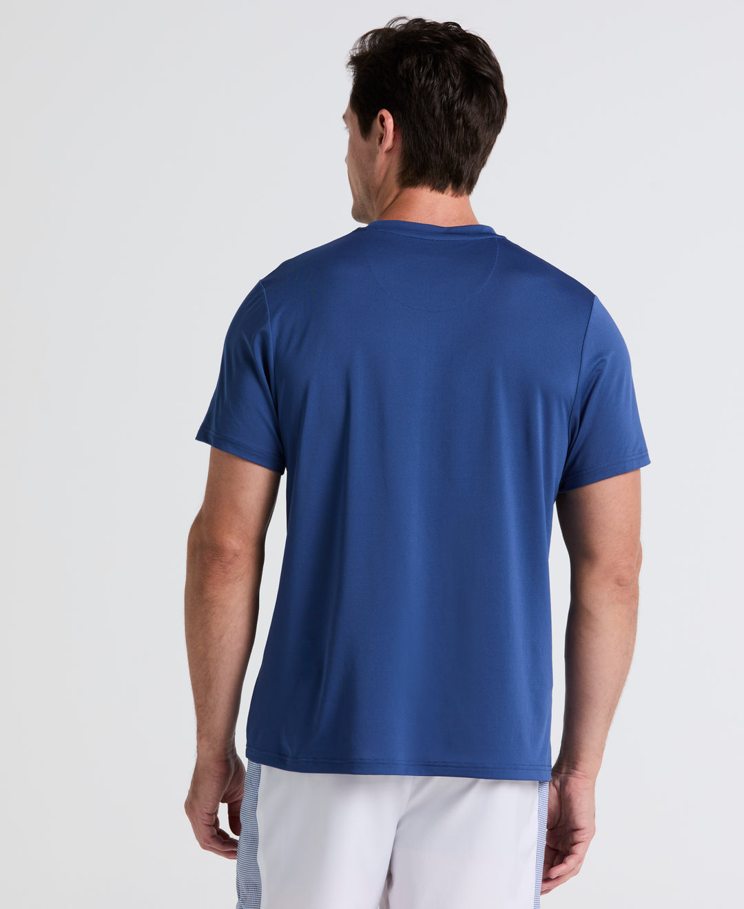 Solid Performance Crew Tennis Tee (True Navy) 