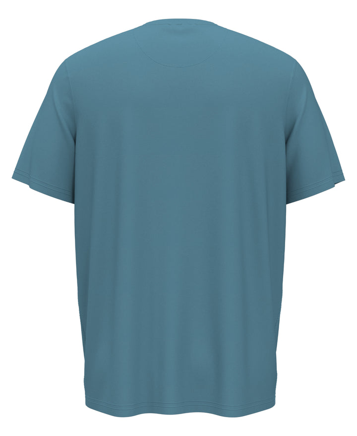 English Heritage Crew Neck Short Sleeve Tennis T-Shirt (Delphinium Blue) 