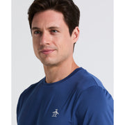 Solid Performance Crew Tennis Tee (True Navy) 